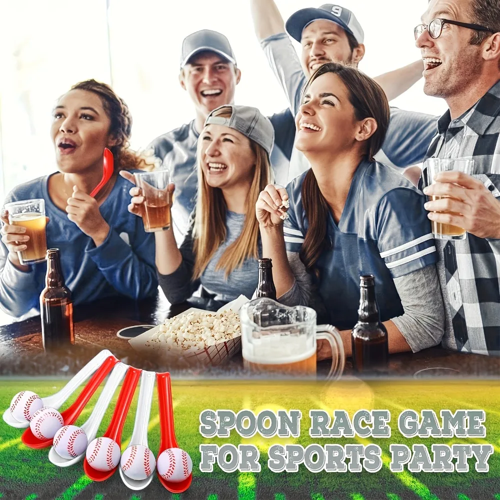 مجموعة ألعاب سباق كرة القدم والملعقة، لعبة حفلات الكرة، لعبة تتابع الحديقة الخارجية للأطفال والكبار، لعبة رياضية للمدرسة والحفلات اليومية