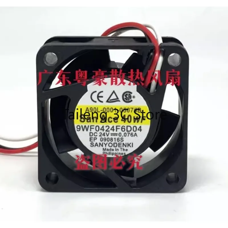 Новый вентилятор охлаждения для Sanyo A90L-0001-0507 #   B/A 9WF0424F6D04 Шаровой вентилятор с приводом FANUC 40*40*20 мм
