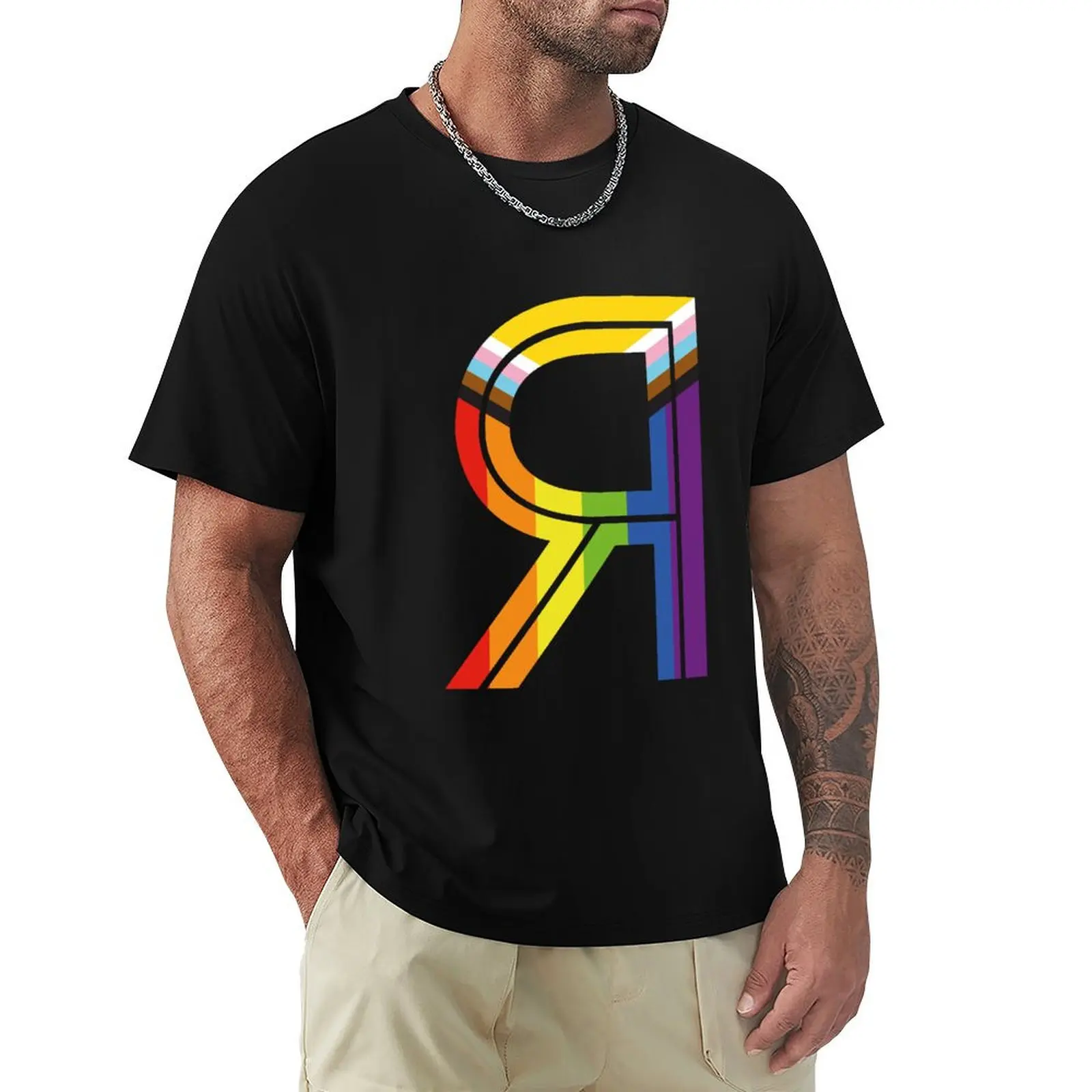 Updated Pride Version, Reader R Logo T-Shirt Cool Feeling Summer Tee Shirt