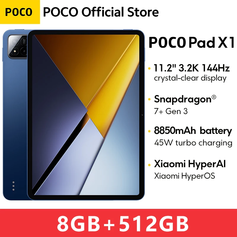 POCO PAD X1 グローバル版 8GB 512GB タブレット 11.2インチ 3.2K