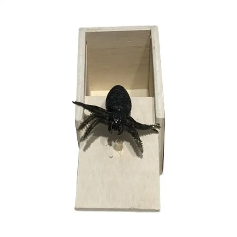 

Fun Joke Scare Box Toy Hilarious Joke Toy Small Animal Wood Box Wooden Trick Box Practical Joke Toy For Kids Adults Men Or Women