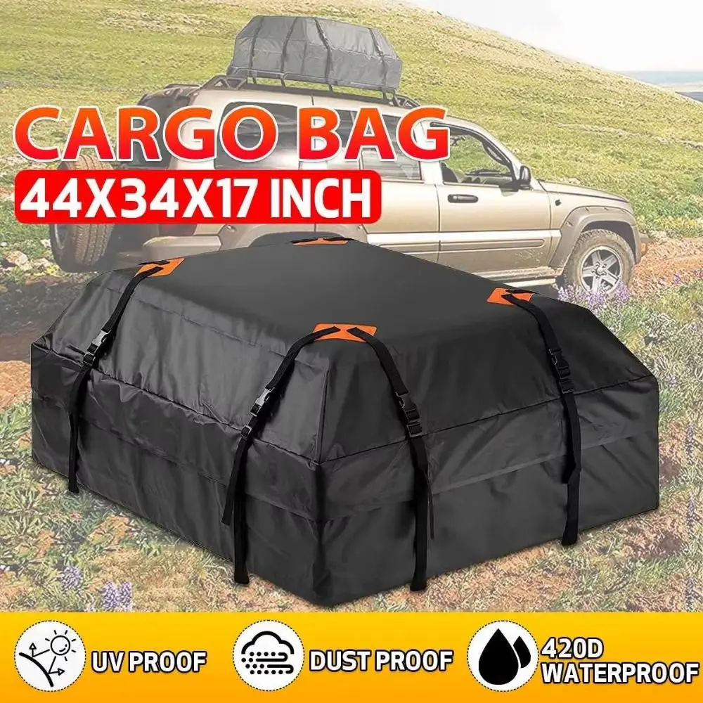 

Heavy Duty Car Rooftop Bag Foldable Design Durable Material Car Roof Cargo Bag Large Size Universal Fit Luggage Storage Bag