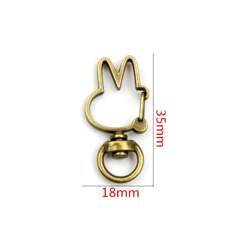 10pcs/lot Snap Hook Trigger Clips Buckles For Keychain Lobster Lobster Clasp Hooks for Necklace Key Ring ClaspDIY Making