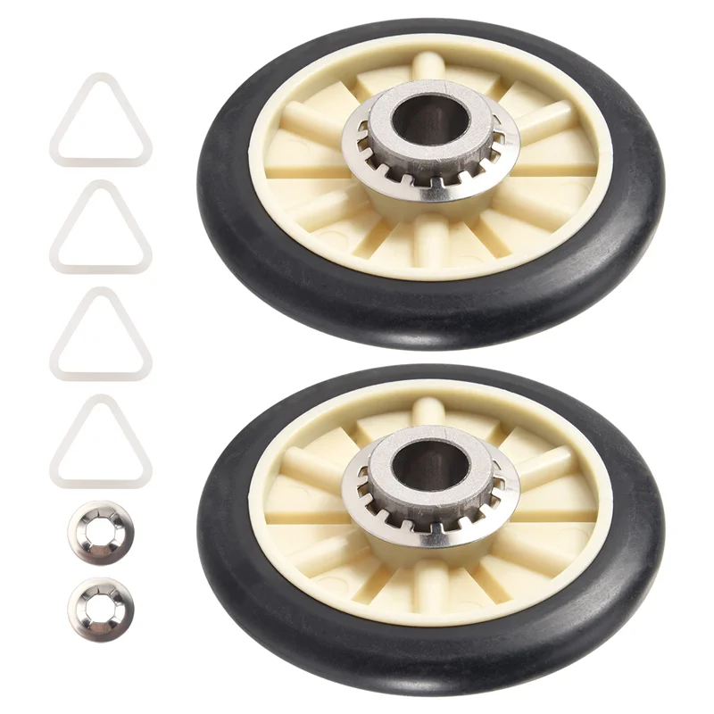 2PCS 349241T Dryer Drum Roller Kit For Whirlpool Kenmore Sears-New