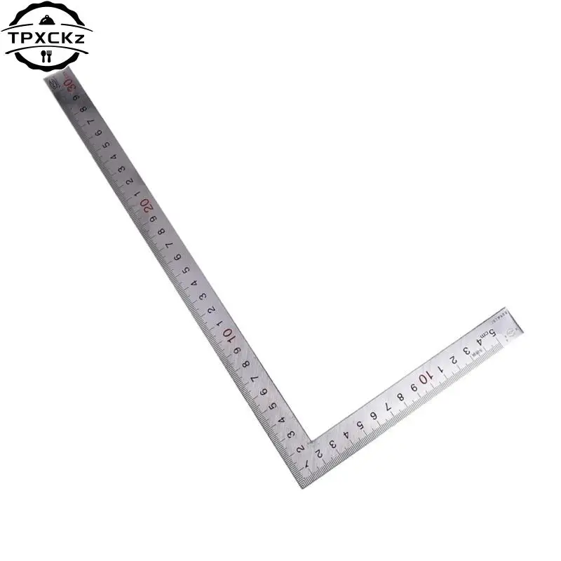 Metal Steel Right Angle Ruler Engineers Try Square Set Woodworking Wood Measuring Tool 90 Degrees Measurement Instruments