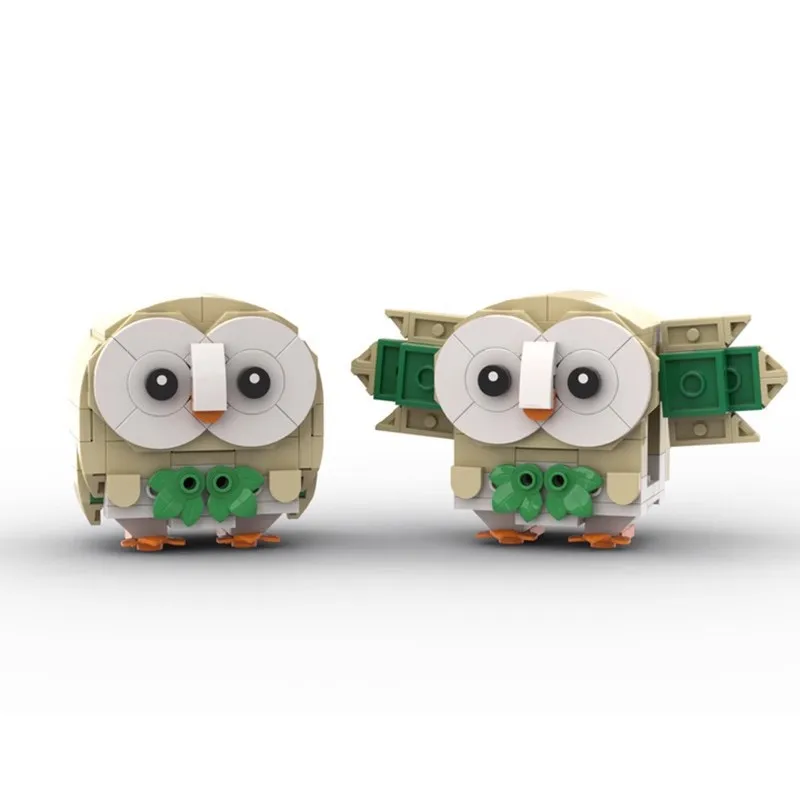 Moc Schattige Animlas Vogeluil Creatief Model Set Bouwstenen Ornamenten Kit Speelgoed Voor Kinderen Kinderen Geschenken Speelgoed 154 Stuks Bakstenen 145301