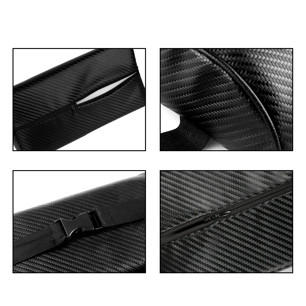 1/2PCS Carbon Fiber Car Seat Headrest Soft Neck Head Support Pillow For BMW M Performance X1 X3 X4 X5 E46 E90 F20 E60 E39 F10 M3 - view 4