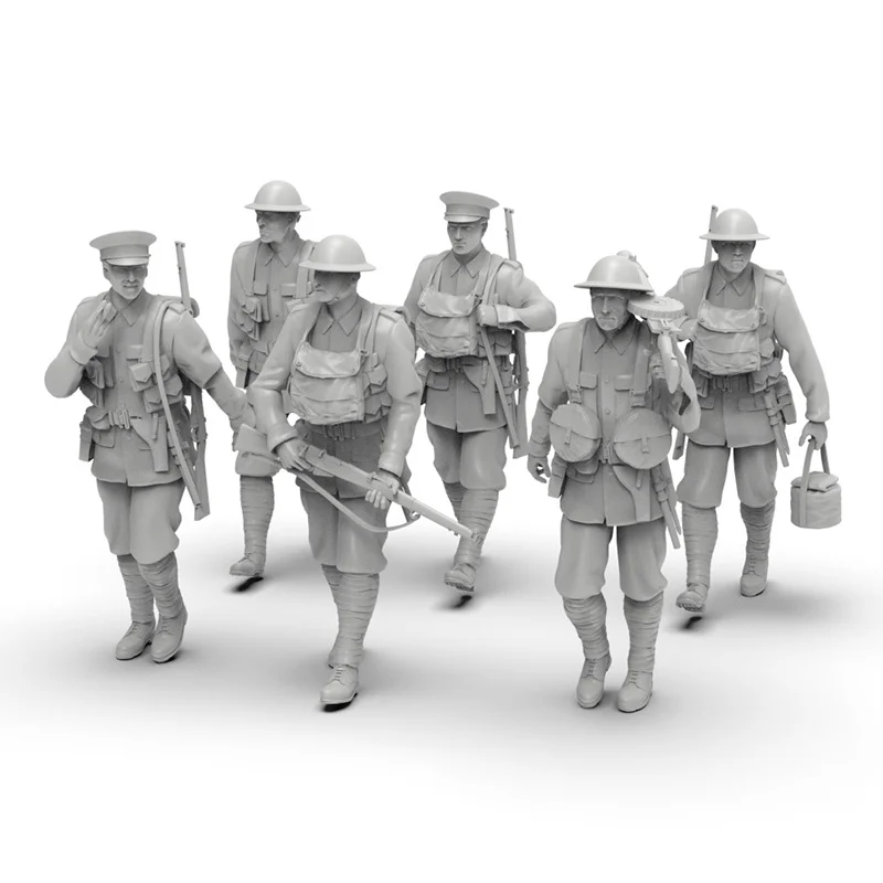

1/35 1/64 1/72 Scale World War 2 Britain Soldier Resin Micro Miniature Figurine 3d Printed Model Toy Unassembled Unpainted Kit
