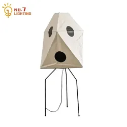 Japanese Design Akari Noguchi Yong Table Lamp LED E27 Rice Paper Desk Lights for Living/Model Room Background Bedroom Cafe Study