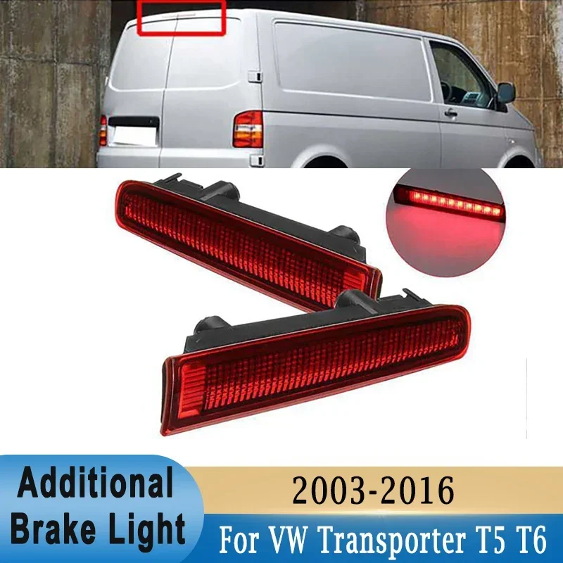 LED 3rd Third Brake Light Red LED High Level Stop Signal Lamp for Volkswagen VW Transporter T5 T6 Caravelle Multivan 2003-2016