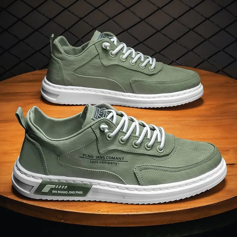 

Men's shoes 2026 new breathable canvas shoes trend versatile shoes anti slip lightweight casual sports shoes