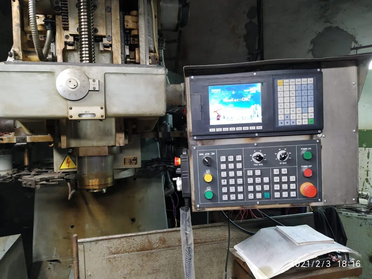 4 Axis or 5 Axis Lathe Adtech Cnc Controller Servo and Milling Similar with Gunt Cnc Control