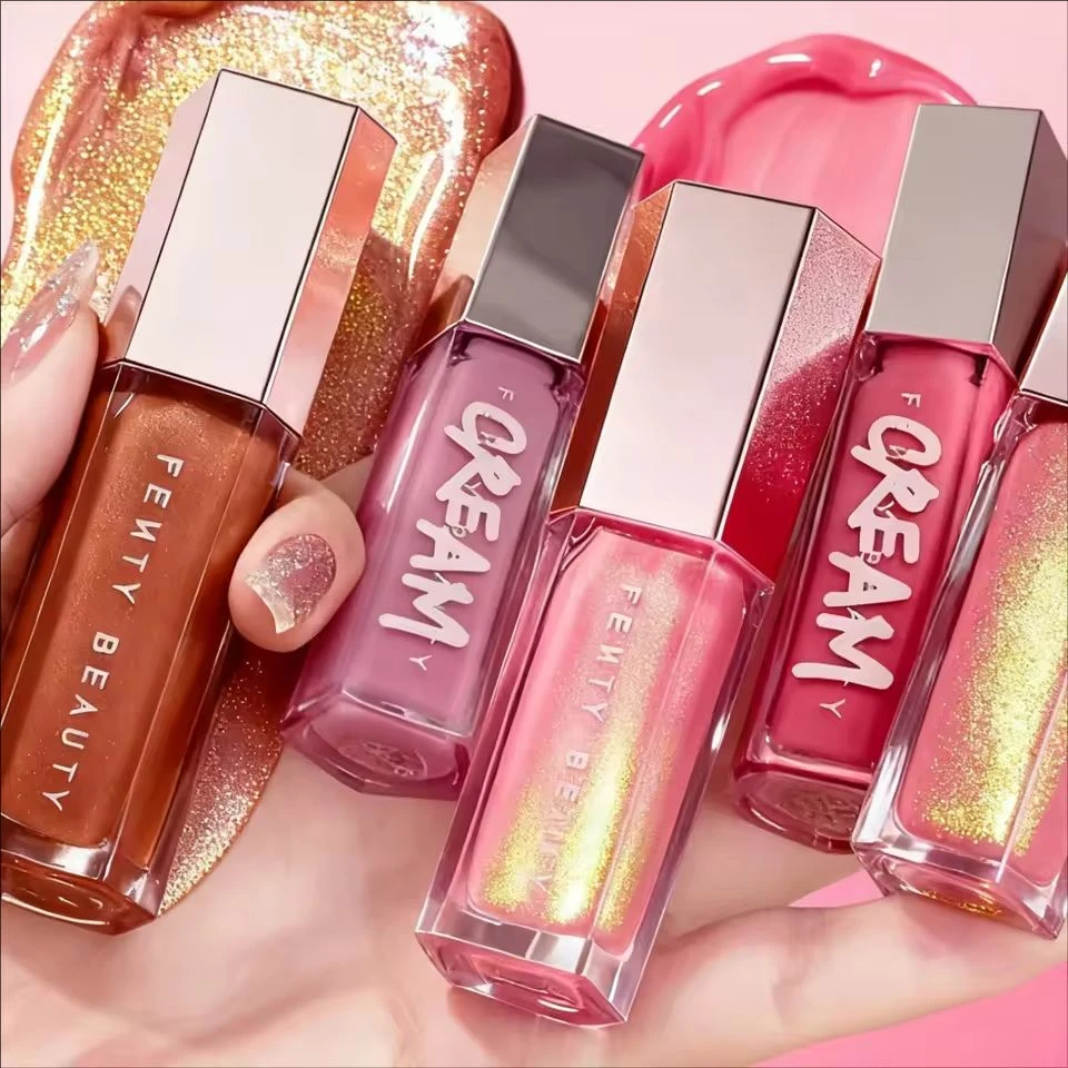 フェンティビューティー リップグロス グリッター モイスチャライジング ダイヤモンド ローズ ベール ルミネーター パレット コントゥアスティック 顔の形を演出