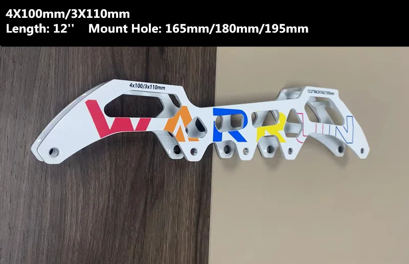 Rama do rolek oryginalny Warrun wielu dla 3/4 koła przyspieszenie Skating podwozie 7075 śruby ze stopu aluminium CNC prezent