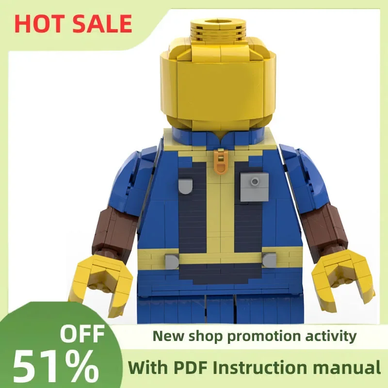 Nouveau 735 pièces célèbre jeu série Tec Vault costume MOC minifigure modèle personnalisé Puzzle bricolage idées créatives enfant jouets cadeau d'anniversaire