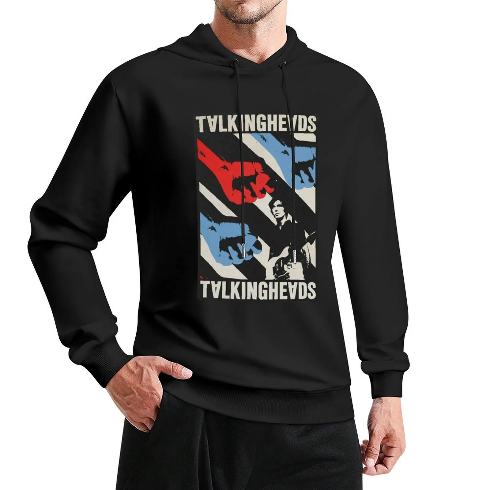 Talking Heads Concert Graphic Pullover Hoodie korean autumn clothes men's sweat-shirt set men clothes japanese hoodie