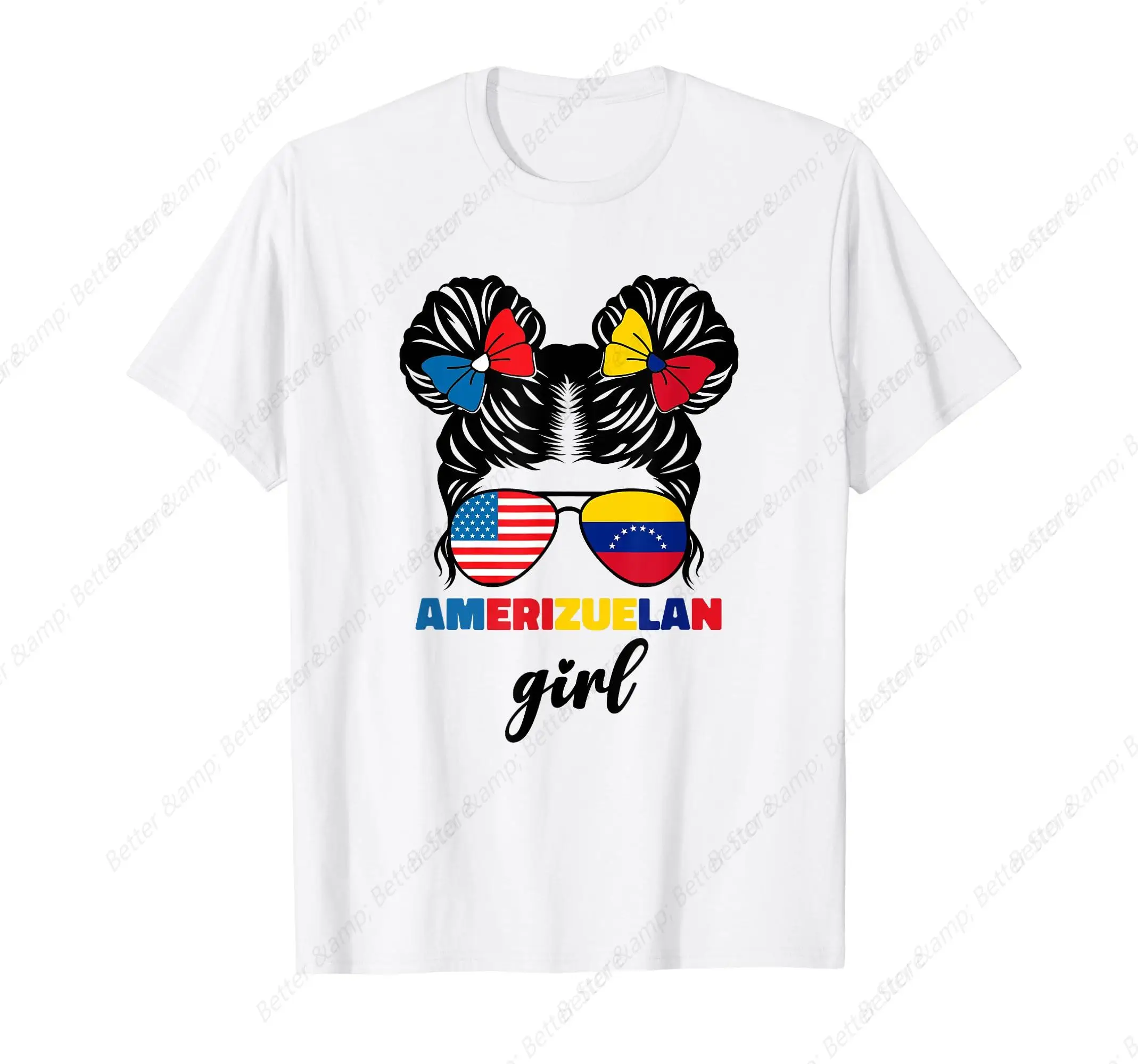 Venezuelan Girl Venezuela Mujer Venezolana flag T-Shirt