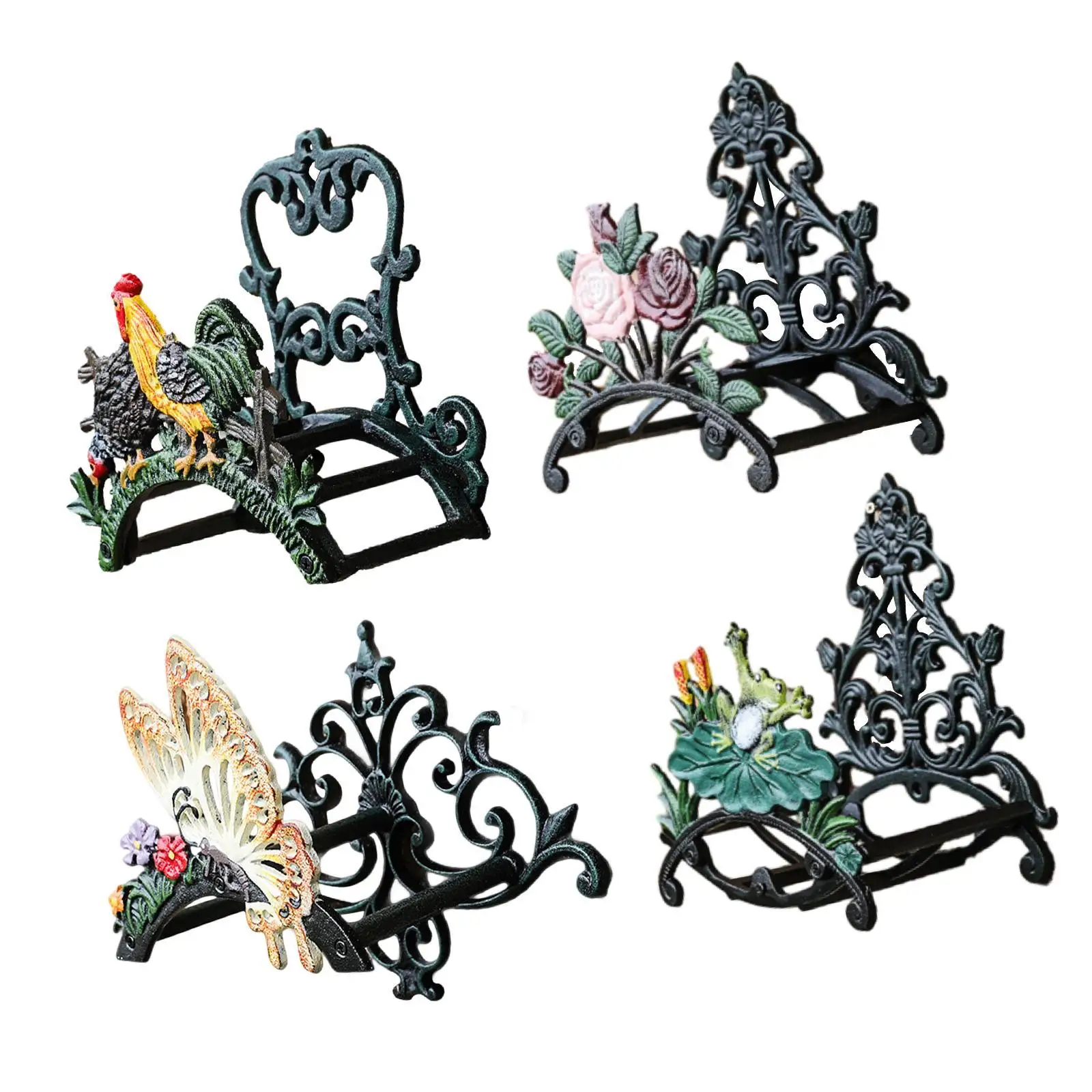 

Garden Hose Holder Wall Mounted Water Hose Hanger Creative Wall Decoration Heavy Duty for Fence Courtyard Outdoor Yard Patio