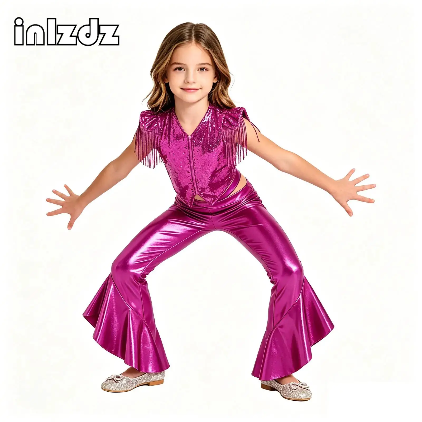 

Fashion Group Jazz Dance Costume Kids Cool Hip Hop Clothing Street Wear Children Child Ballroom Ballet Modern Latin Dance Outfit