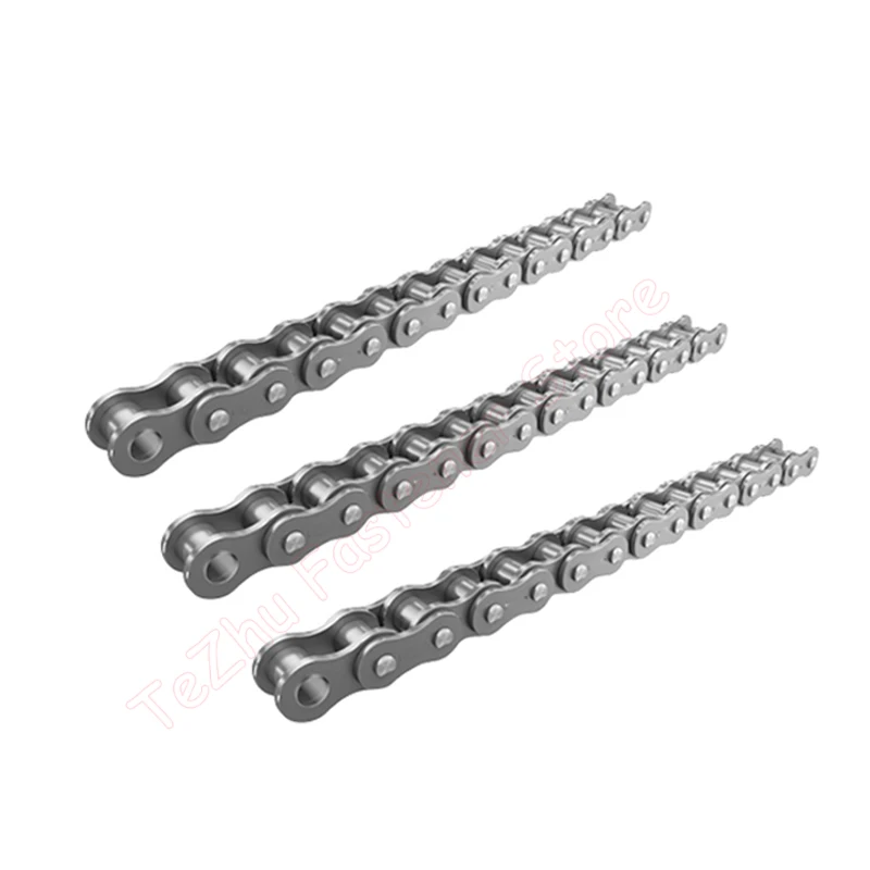 1pc 04C 05B 06B 06C 08A 08B 10A 10B Short Pitch Precision Roller Chain Industrial Drive Single Row Chains 1/1.5Meters