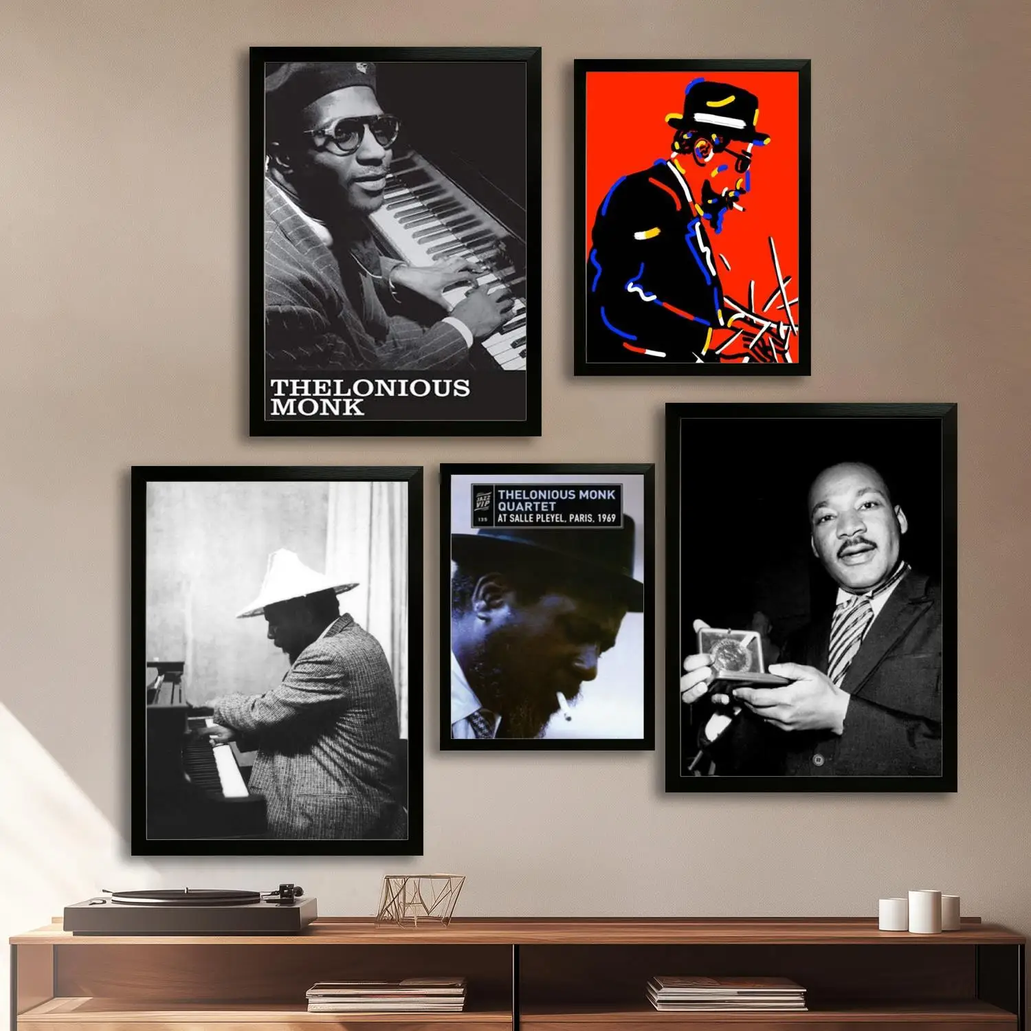 thelonious monk Canvas Art Poster and Wall Art, Picture Print, Modern Family Bedroom Decor,Decorative painting