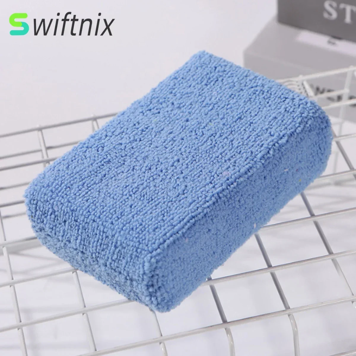 Car Waxing Block Rectangular Polishing Pad Car Detail Cleaning Pad Household Cleaning Pad Glass Wiping Defogging Dust Removal