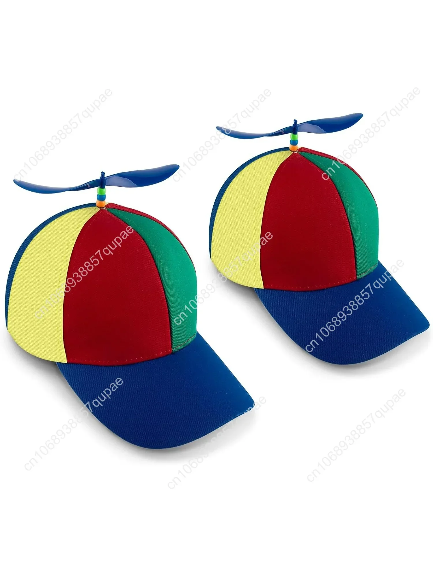 

Detachable Adult Propeller Hat Baseball Cap Rainbow Top Hat Brightly Rainbow