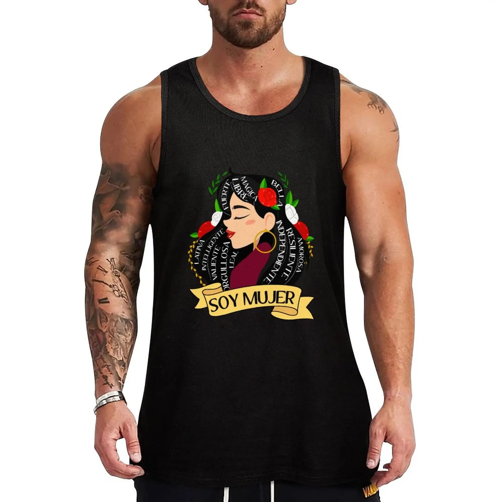 

Regalos en espaol Mujer Latina Tank Top Quick Dry Tank Top Breathable Lightweight Sleeveless