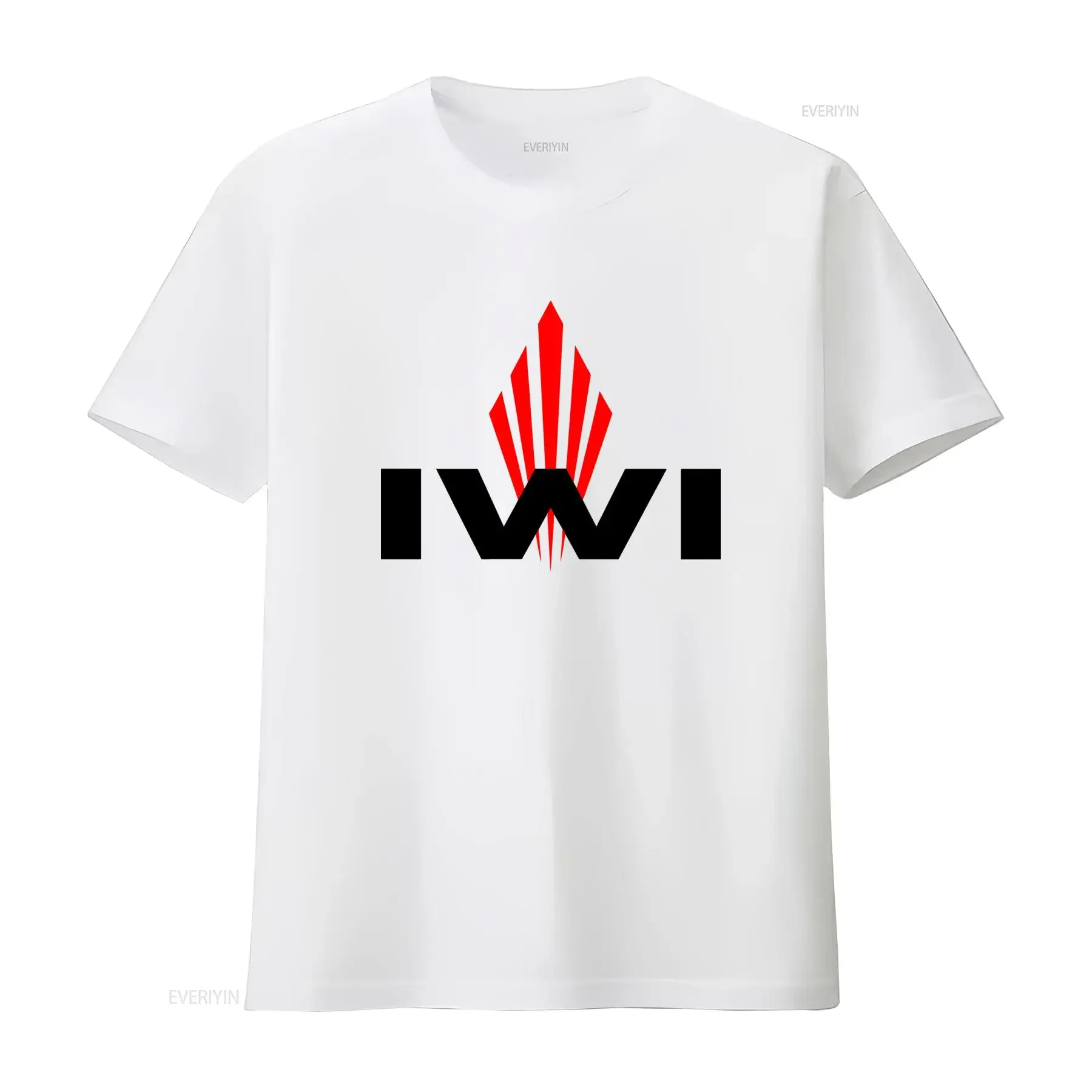 Футболка IWI темно-серого цвета с принтом Jericho Desert Eagle Tavor Baby UZI MAG, стильный и уникальный дизайн для мужчин, винтажная, с эффектом потертости.