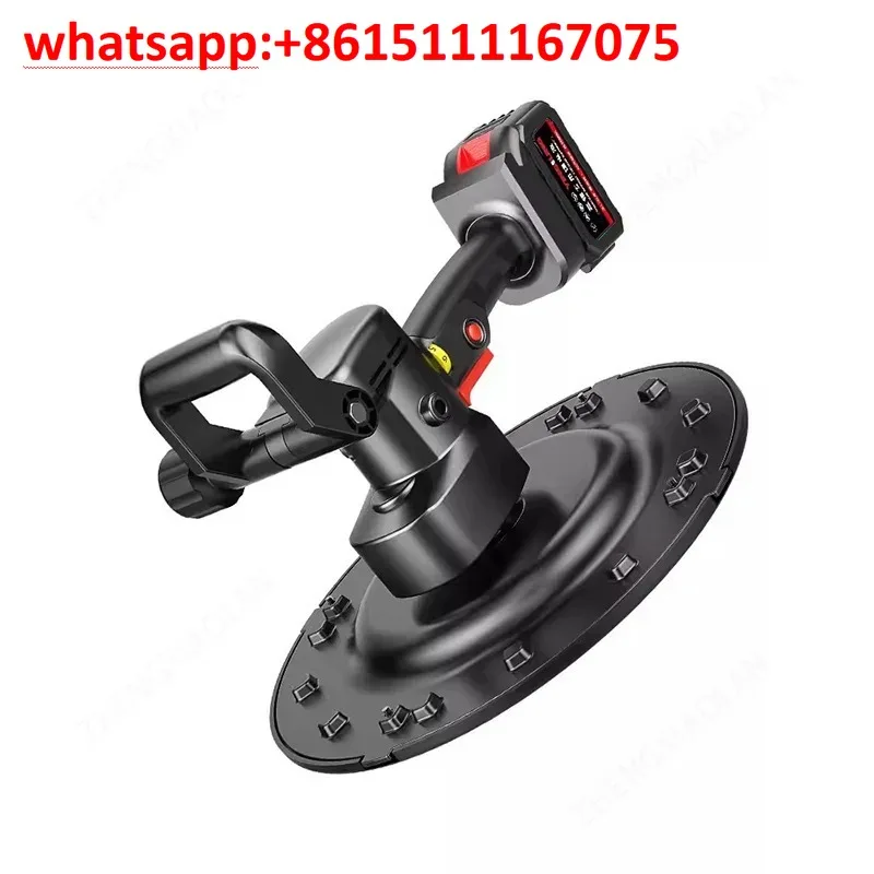 Cordless Lithium Handheld Concrete Smoothing Machine Electric Plaster Putty Sanding Finishing Tool