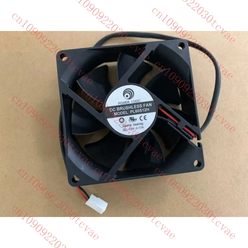 

1pcs For Power PL80S12H DC12V 0.17A 8CM 8025 cooling fan 80*80*25MM