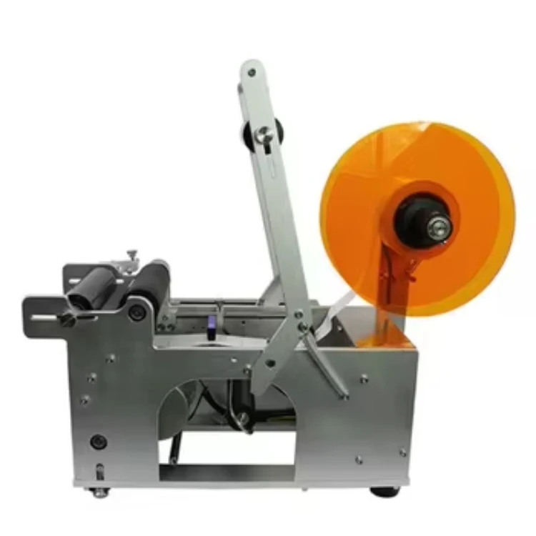 

MT-50 Semi-automatic Round Bottle Can Beverage Bottle Plastic Labeling Machine