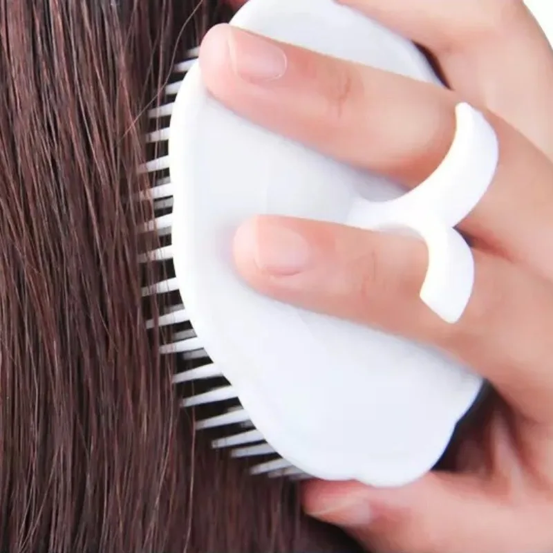 Massage Comb Shampoo Brush Dandruff 1Pc Silicone Removal Itching Relief Hair and Body Cleaning Massager Comb for Scalp Treatment