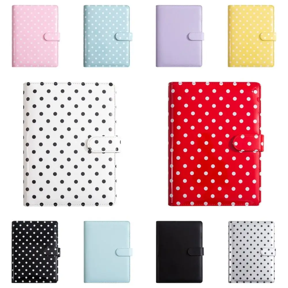 

PU A5 Soft Budget Binder Planner Colorful 6 Hole Binder Pockets Notebook Binder with 25pcs A5 Binder Pockets Savings Money