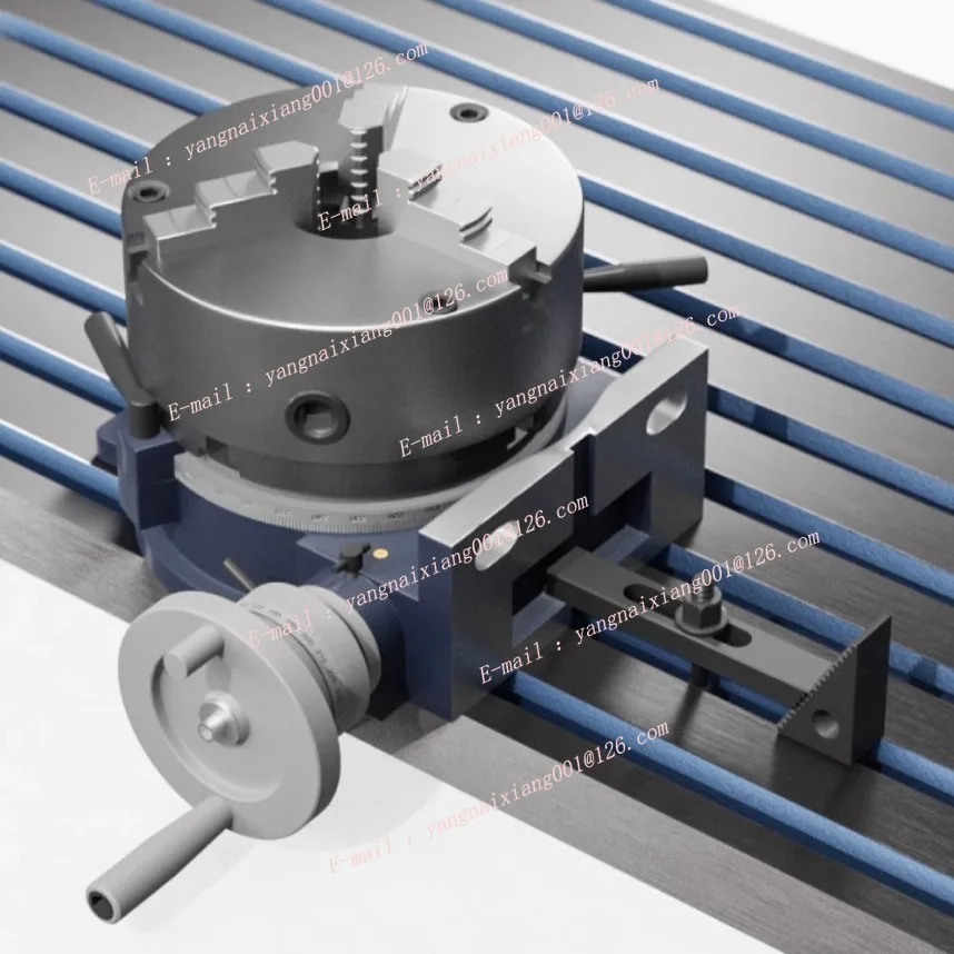 HV ロータリーテーブル 4/5/6インチ 水平/垂直 4スロット MT-2 ロータリーテーブル フライス盤用