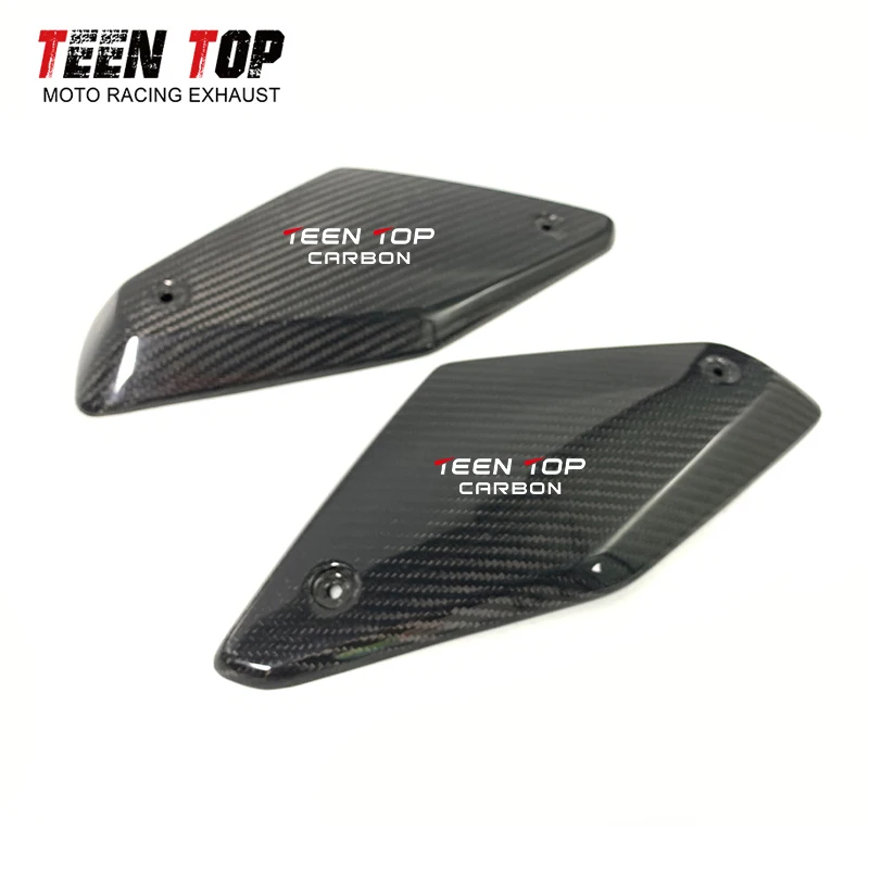 Komponen Panel Samping untuk Honda CB650R Serat Karbon Bodi 2019 2020 2021 2022 Knalpot Motor CB650 R Bagian Panel Samping Karbon