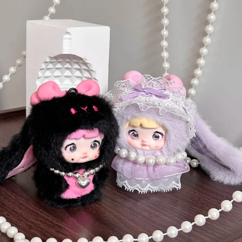 ในสต็อก Nommi Baby Sweetheart Bunny Series V2 ตุ๊กตาไวนิลอินเทรนด์กล่องตาบอดน่ารักจี้คอลเลกชันของขวัญแปลกใจสําหรับเด็ก