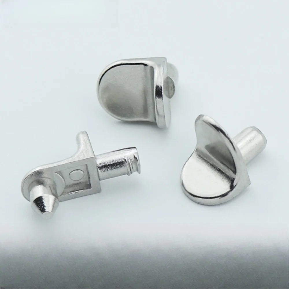 

10pcs L-Shaped Shelf Support Studs (5mm) - Fix Wooden/Glass Boards in Cabinets, Ideal Furniture Bracket Holders