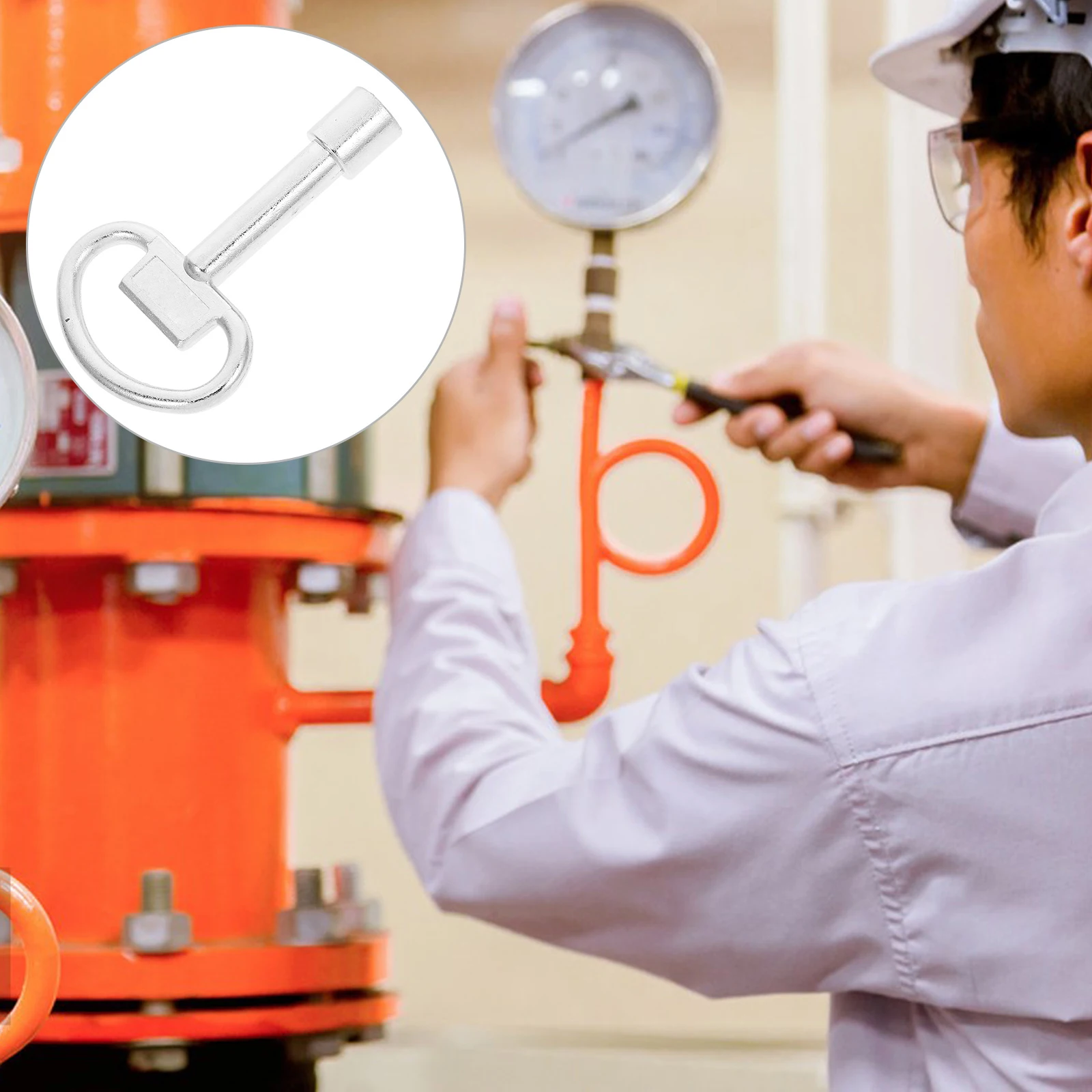 

Universal Valve Key Tool Zinc Alloy Radiator Bleed Key Compact Plumbing Bleeding Keys Gas Electric Water Meter Box Wrench