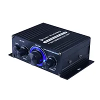 AK370 800W Home Car Power Amplifier DC 12V 2 Channel Bluetooth 5.0 Audio Digital Amplifier Subwoofer Stereo Hifi Power Amplifier