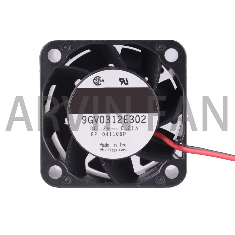 

Brand New Original 9GV0312E302 40mm Fan 40x40x28mm 4028 DC12V 0.21A 2-line Server Power Cooling Fan