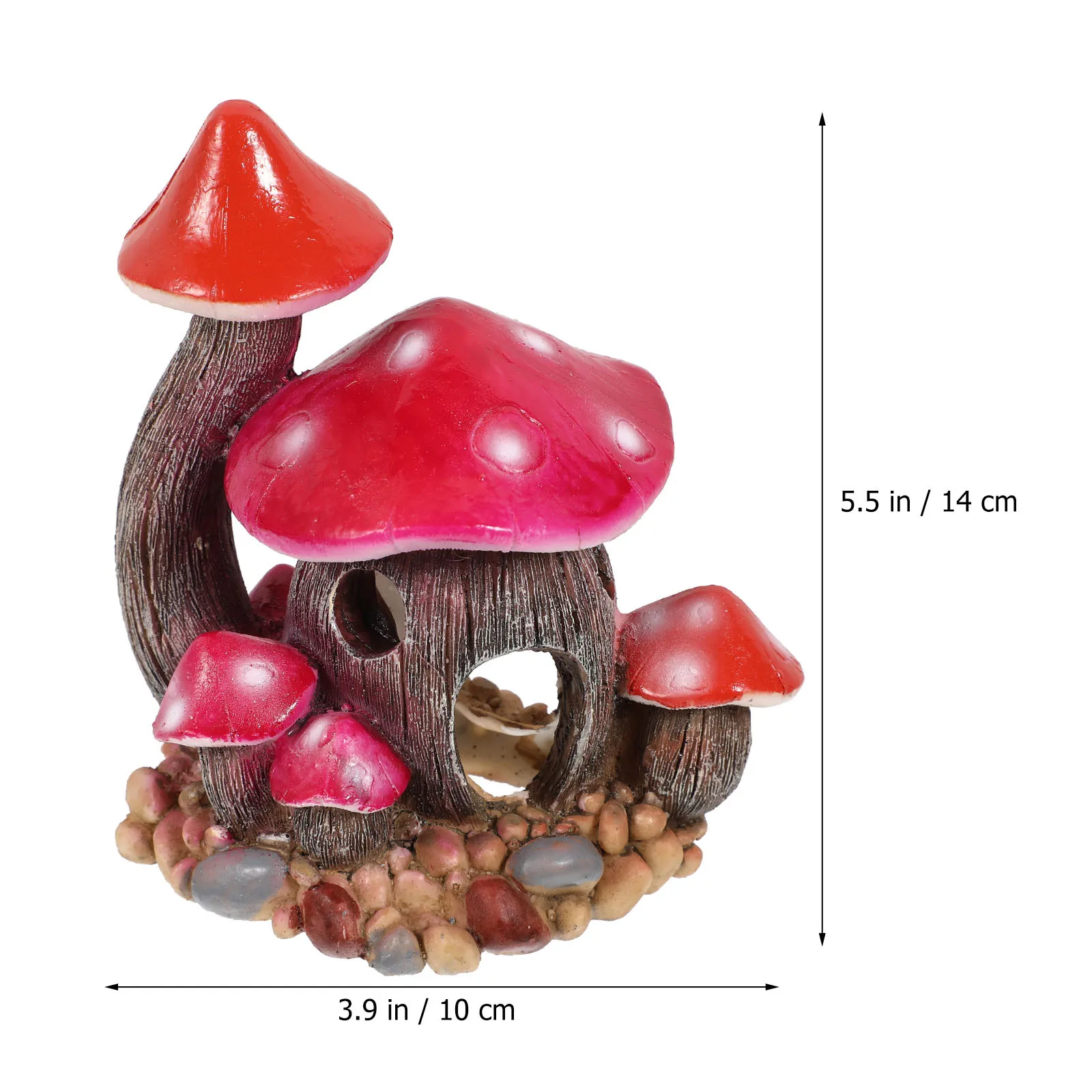 

1Pcs Aquarium Supplies Mushroom Cave Decor Fresh Salt Water Applicable Fish Tank Adornment Simple Application Fish Tank Decor