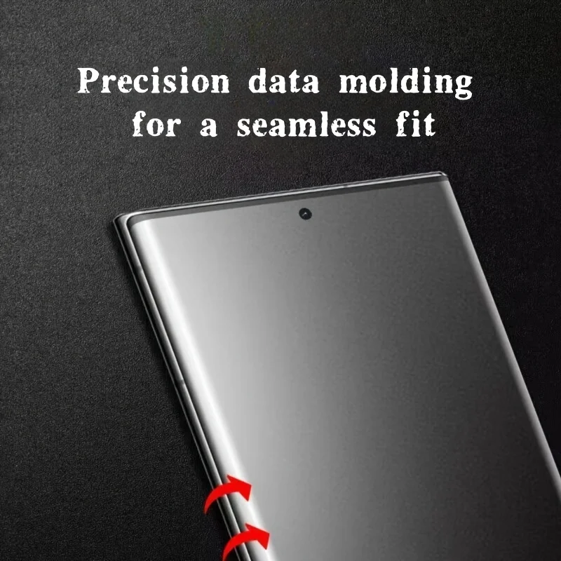 4 Stück gebogene Hydrogel-Displayschutzfolie für Galaxy S25 S24 Ultra S25 Edge S23 S22 S21 S20 Plus S25 S24 S23 S21 FE Film
