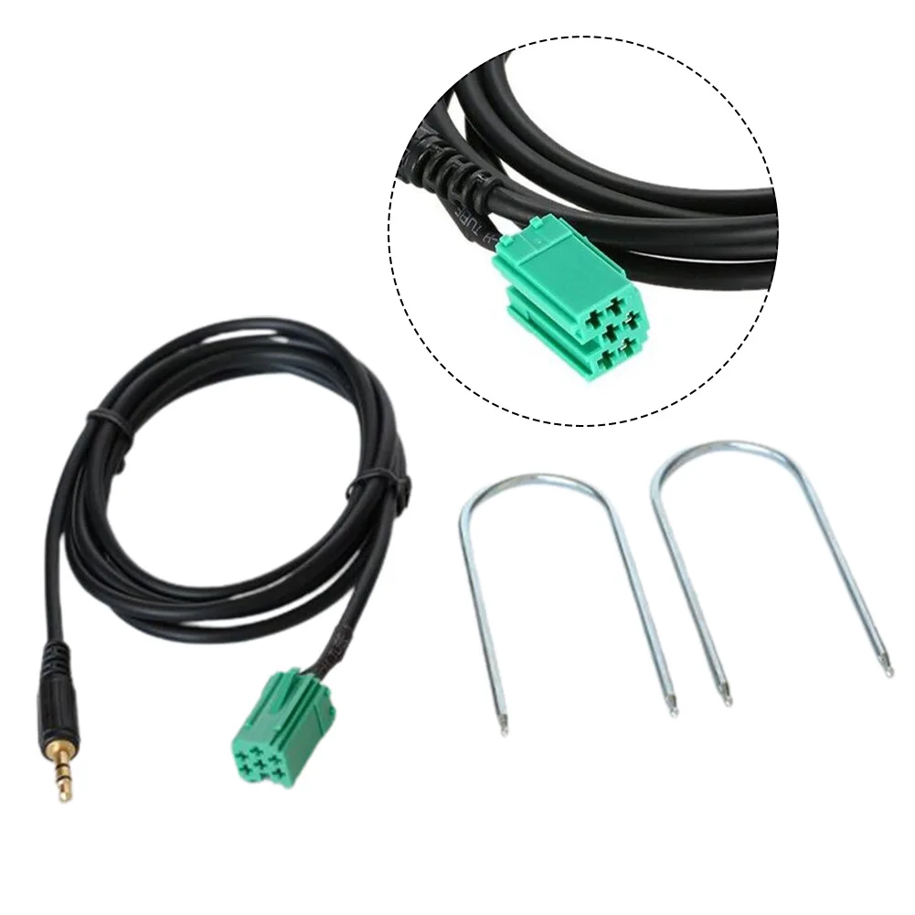Part Adapter Cable 150cm 2005-2011 Aux Black For Clio Input Adapter High Quality Simple Design Easy To Install
