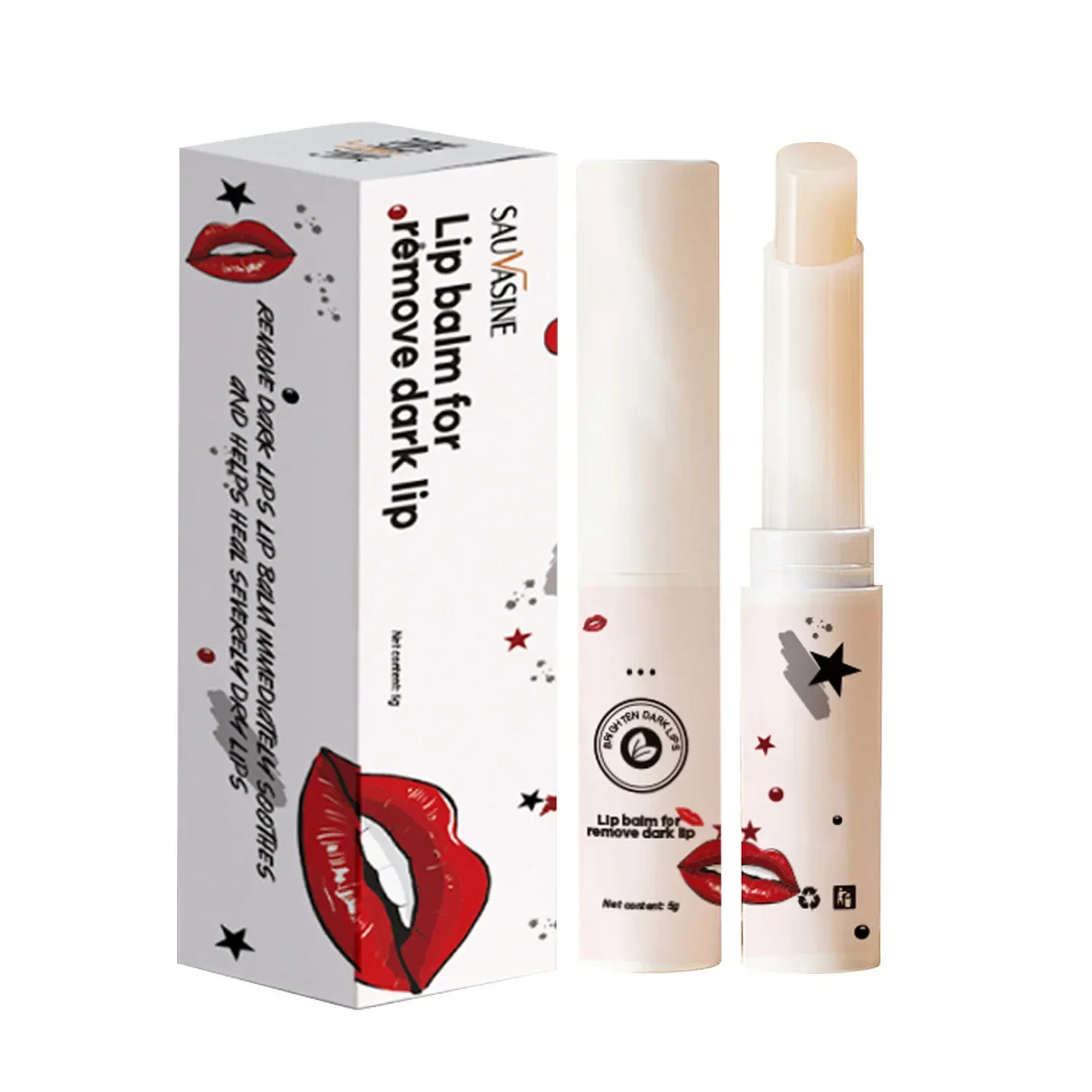

1Pc 5g Lip Whitening Lip Balm Remove Dull Black Lips Products Nourish Fading Line Moisturizing Base Balm Repair Care