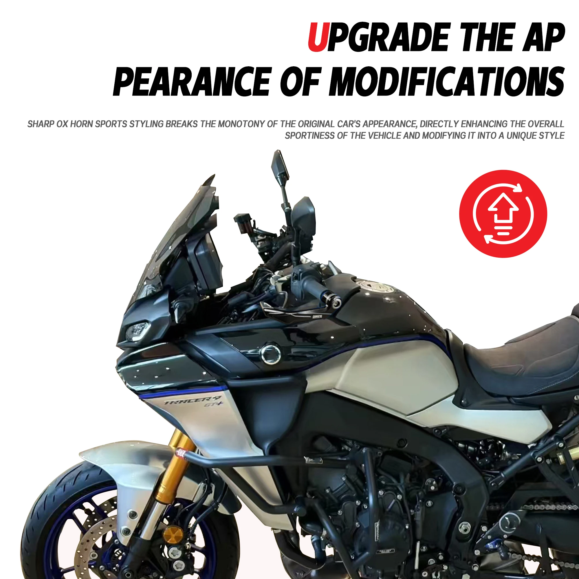 For YAMAHA MT-07 MT25 MT-03 MT07 MT-09 Handlebar Guards Motorcycle MT09 Thick Aluminum Grips Guard Levers Guard Protector Set view 4
