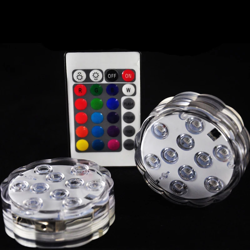 Bể Đèn Chìm LED Đèn Từ Xa Bể Đèn IP68 Chống Thấm Nước, dưới Nước Không Dây Đèn LED Cho Bồn Tắm Nước Nóng, Ao, Hồ Bơi