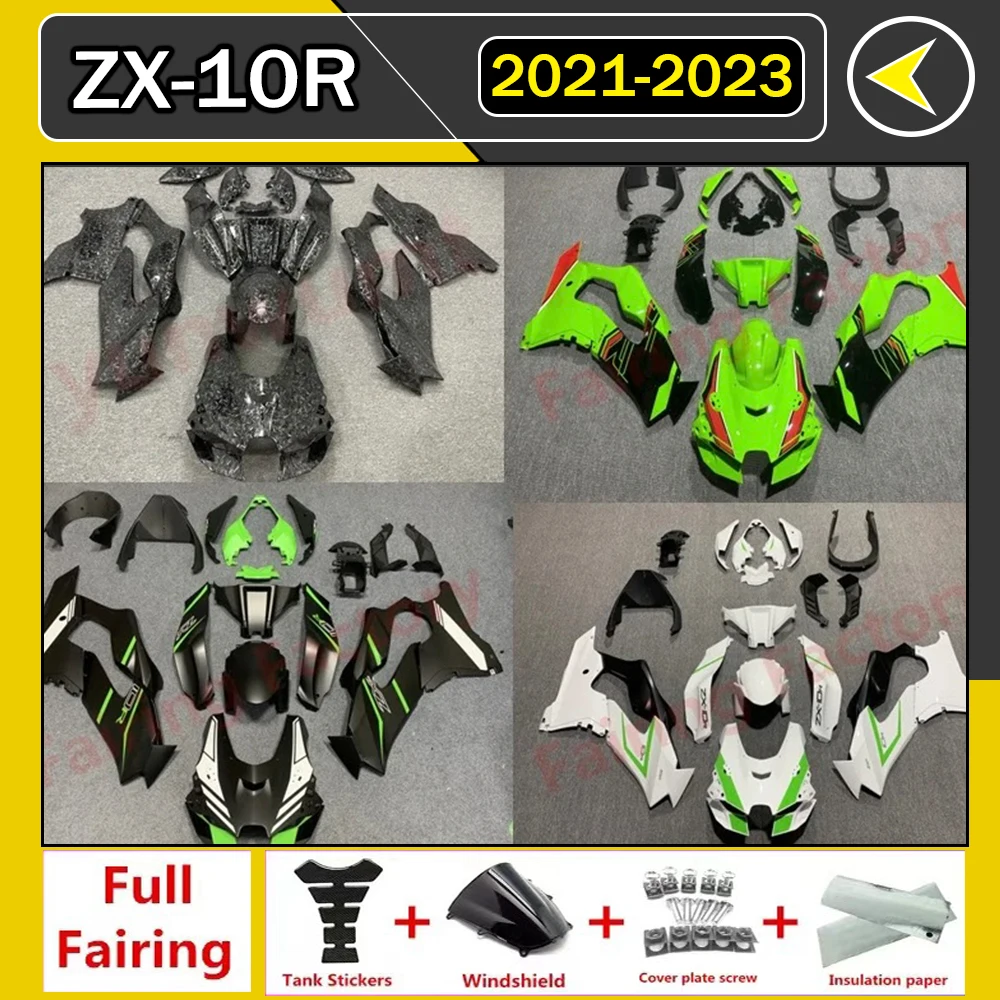 

New ABS Whole Motorcycle Fairings Kit fit for ZX-10R ZX10R zx 10r 2021 2022 2023 21 22 23 Bodywork full fairing kits set zxmt