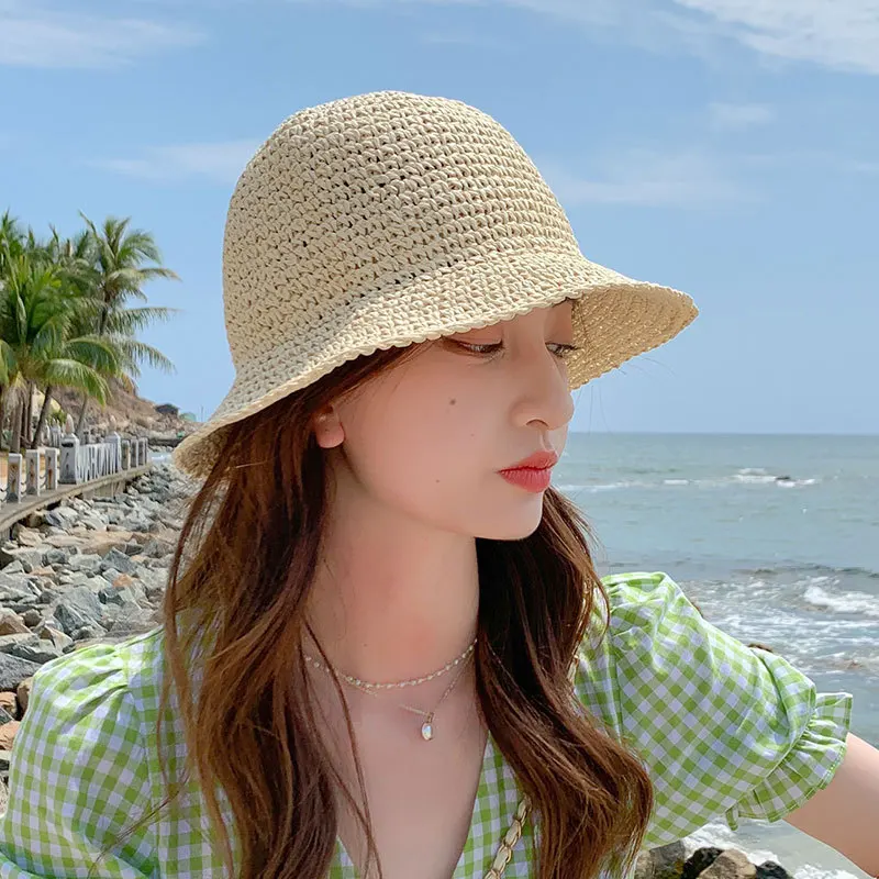 2023 Straw hat Summer Hats For Women Fashion chapeu feminino outdoor Sunhats gorros Visors Panama hat beach hats Travel Fedoras