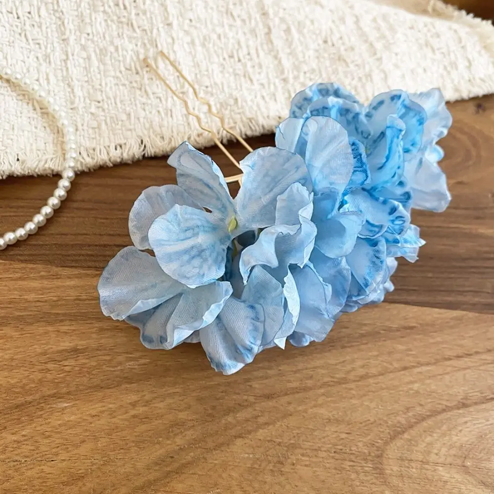 أنيقة الحلو زهرة الشعر عصا الجنية محاكاة زهرة التايلاندية الشعر شوكة دبوس الشعر البوهيمي العروس إكسسوارات الشعر الإناث #1